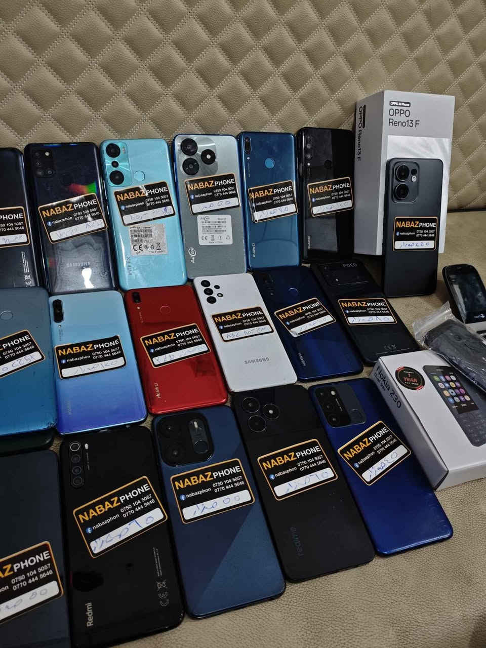 سڵاوتان لێبێت 🔸
35 موبایلی دەستی دووم بۆ هێناون  ، لە 15 هەزارەوە تا 245 هەزار  تێدایە 🔸 بۆ زانیاری و مۆدێل و نرخ  نامە بنێرە یان تەلەفۆن بکە لەخزمەتدام 🔸  مەجالی کۆمێنتم کەمە  💐

ناونیشان قەڵادزێ ، گەیاندنیش بە پێی گونجان 🚗

***********
*********** بشدار, السليمانية
