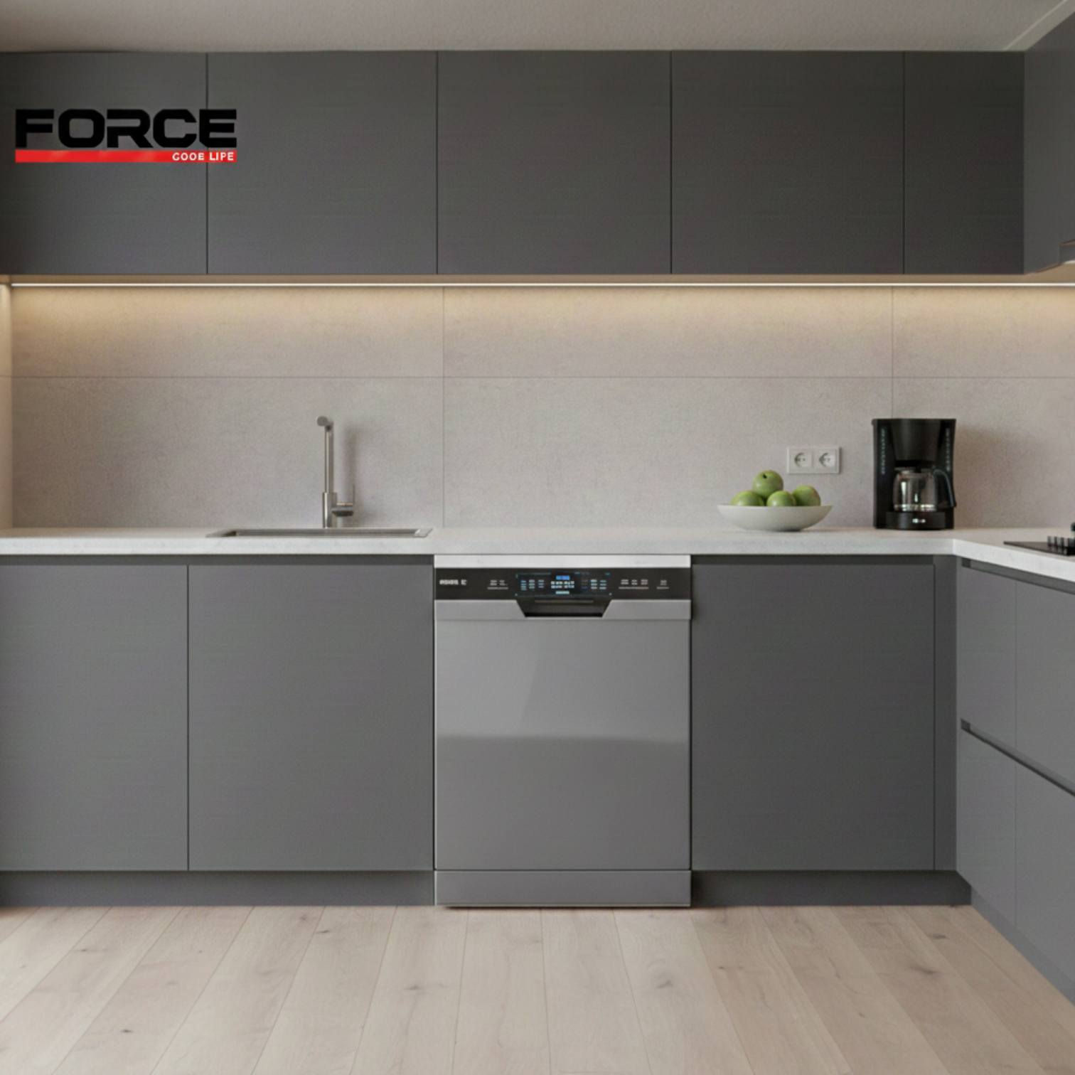 غسالة صحون FORCE 🫧
 ليست مجرد جهاز منزلي بل  لمسة من الرقي في  مطبخك ✨
•تصميم انسيابي يندمج بسلاسة مع الخزائن العصرية 
•لوحة تحكم ذكية واجهة رقمية متطورة بلمسة واحدة لإنجاز المهام 
•تعدد الألوان خيارات لونية تناسب ذوقك الخاص وتصميم منزلك
 •قوة تنظيف جبارة مع هدوء تام يحافظ على سكينة بيتك

اجعلي من وقت المطبخ تجربة ممتعة، واتركي عناء التنظيف علينا 🫧✨
اطلبها الآن عن طريق :
قسم المبيعات :***********
الموقع الإلكتروني : www.force-iraq.com
الموقع الإلكتروني للتقسيط :https://app.gini.iq/deeplink/asl_al-quwa
او من خلال احد وكلائنا الكرام في باقي المحافظات ✨🌹
