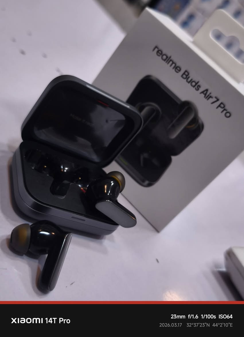 سماعات realme Buds Air 7 Pro الأصلية 🎧
جودة صوت خرافية + عزل ضوضاء قوي 
✅ صوت نقي (Hi-Res Audio)
✅ عزل ضوضاء (ANC)
✅ بطارية قوية تدوم ساعات طويلة 🔋
✅ مناسبة للألعاب والمكالمات 🎮📞
✅ مقاومة للماء والعرق 💧
السعررر خاص اخوان


**إذا كنت صاحب هذا الإعلان وتريد حذفه لأي سبب، رجاءا أرسل رسالة إلى الدعم الفني**