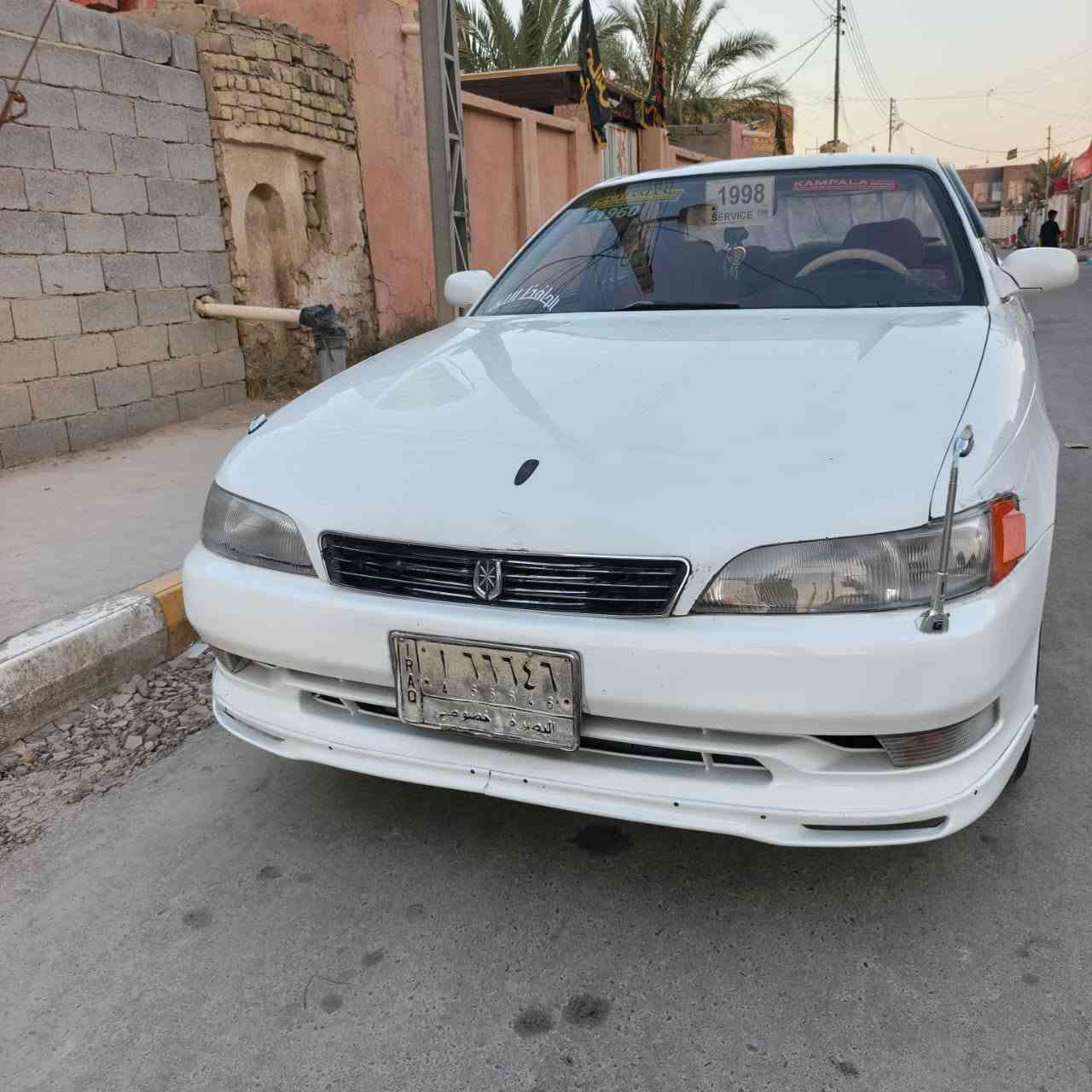 سلام عليكم للبيع مارك موديل 95 سيارة مكفوله من الصبغ العام ونقل جثه وضربه القويه والعيب الشرعي والااصوليات محرك وكير ونجي رقم بصرا تحويل ثاني يوم سيارة جاهزه السعر 58 وبيه مجال الشراي يتصل***********
