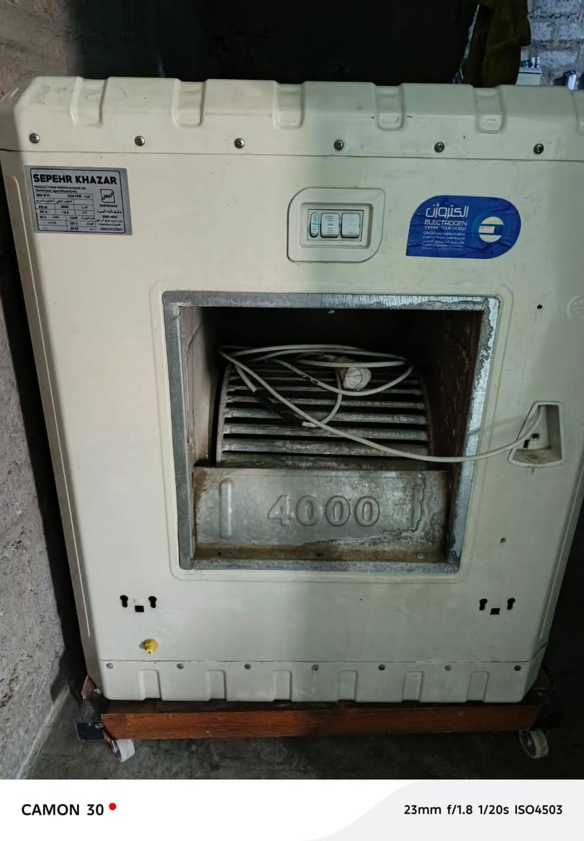 مبرده حجم 2 ونص بعدها صفر مستخدمه شهر سعرها 150 بي مجال ماطور بلادي نحاس سرعتين مكاني كركوك حي العروبه ***********
