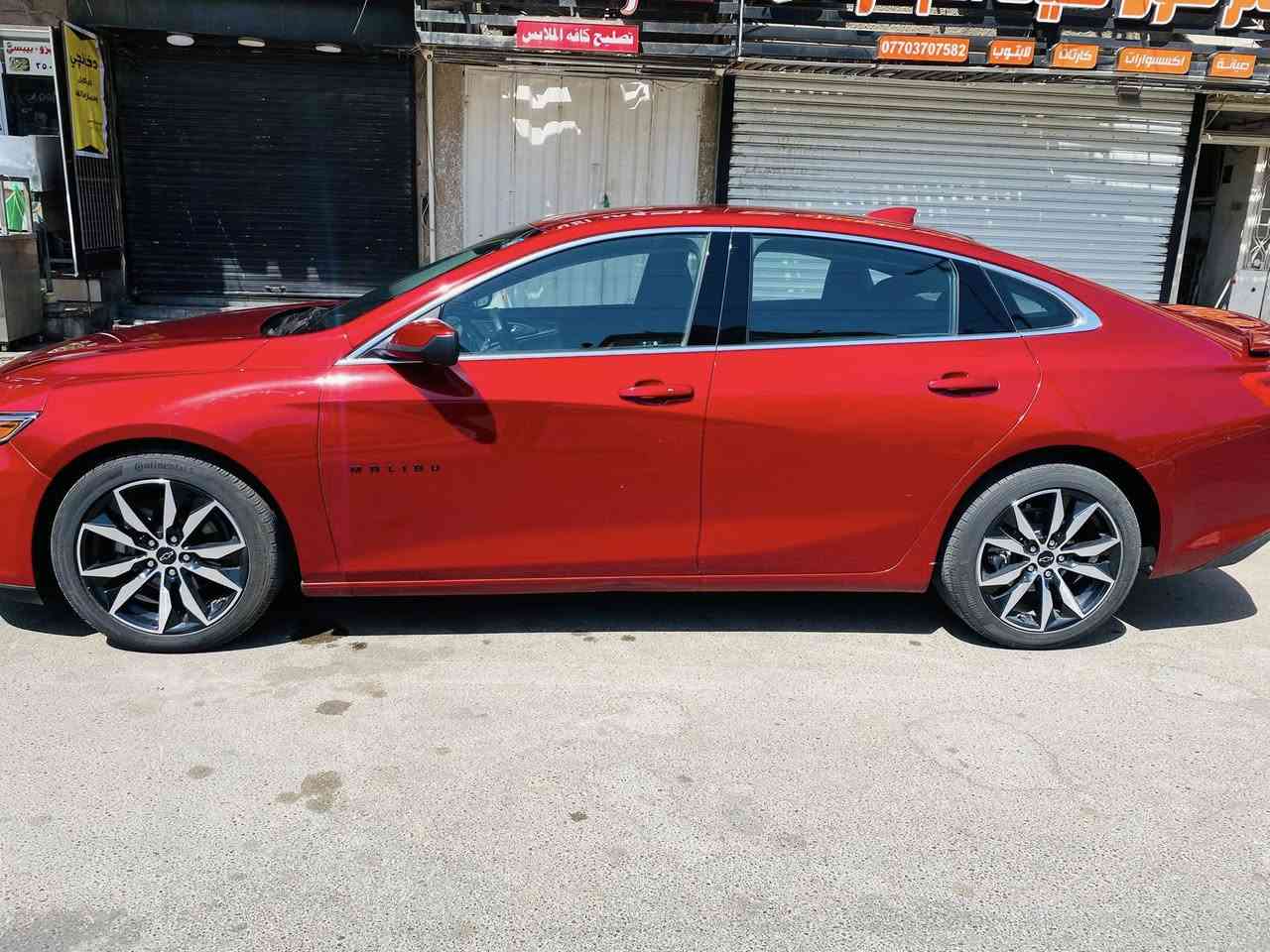 ماليبو موديل 2023
بدون صبغ وبدون تبديل فقط بس الدعاميه 
الامامي المواصفات R/S  باقي المواصفات ماليبو معروفه السعر 135 ماشيه 39 /km
***********

