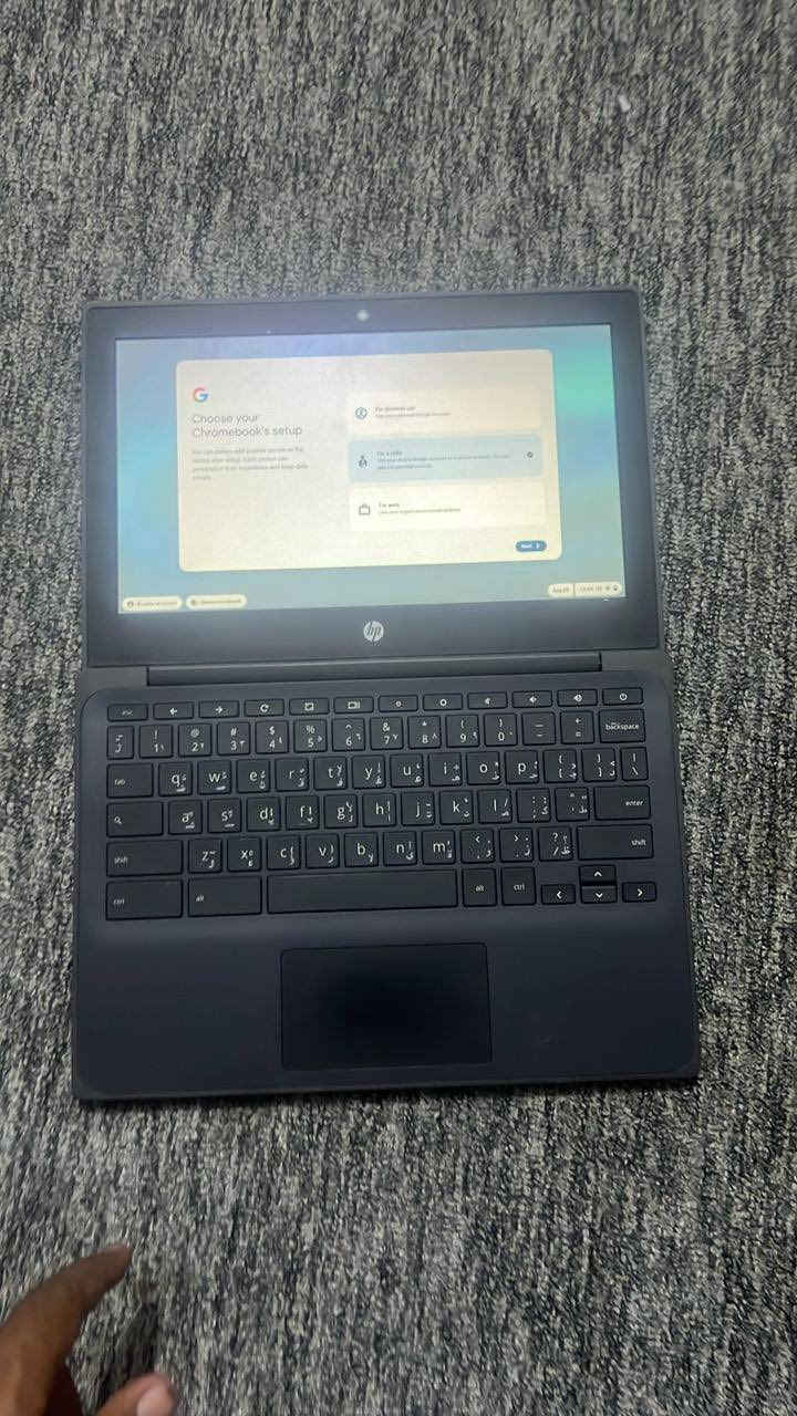 سلام عليكم لأب توب نوع (hp)
(chromeOS)نضام  التشغيل
الذاكرة (64gb)
الشاحن نوع تايب سي تفيد الطلاب للدراسة
السعر 50 ألف
متواجد واتساب فقط (***********)

