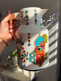 يدوي • رسم على الزجاج • خضرمة بغدادية