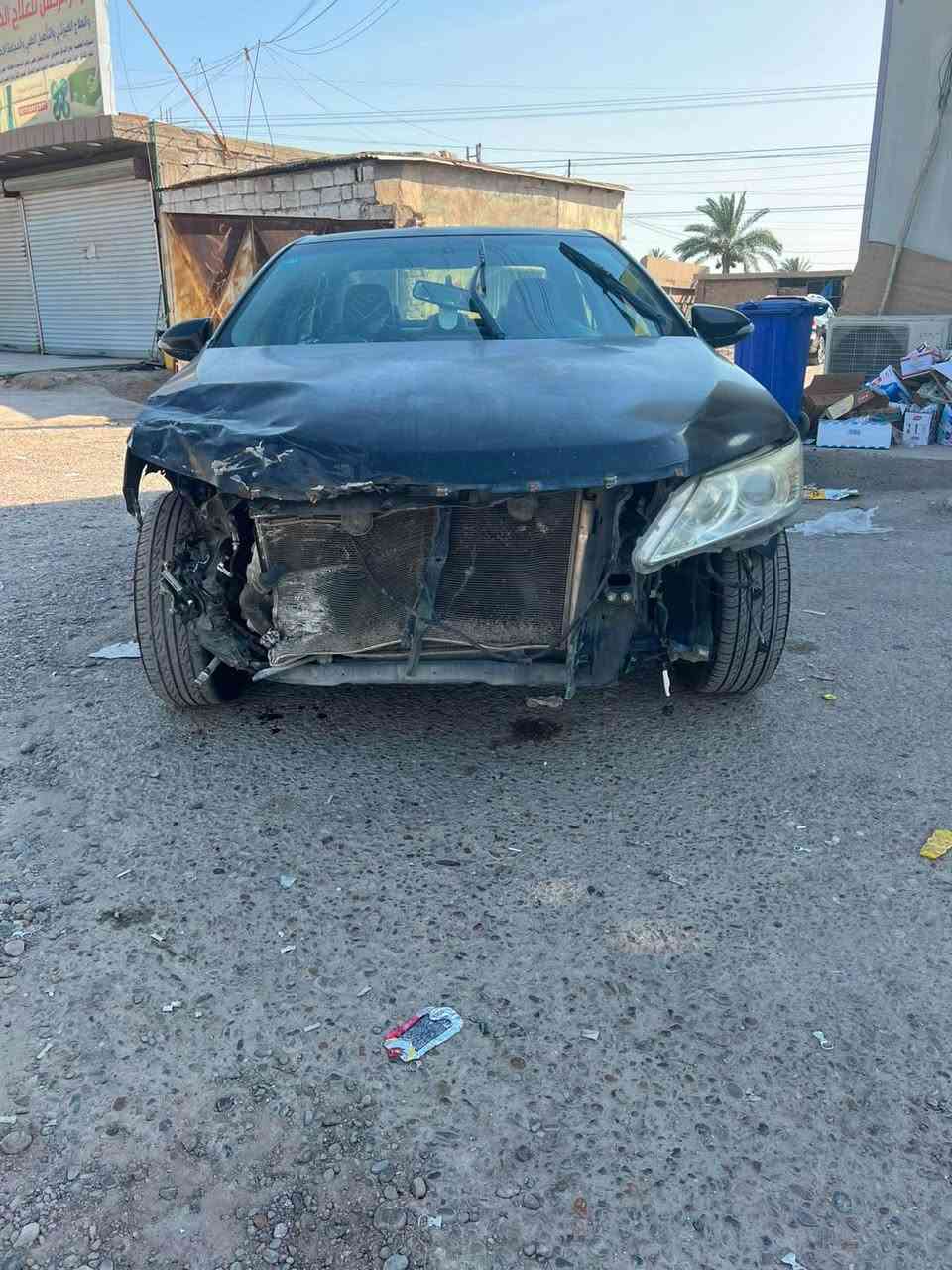 سلام عليكم تويوتا اريون 
2015 رقم بغداد خليجي 
بيها حادث وبيع على وضعها 
شغاله وتمشي سابقاً مكفوله 
مكاني بغداد ممتواجد ع نت ***********
