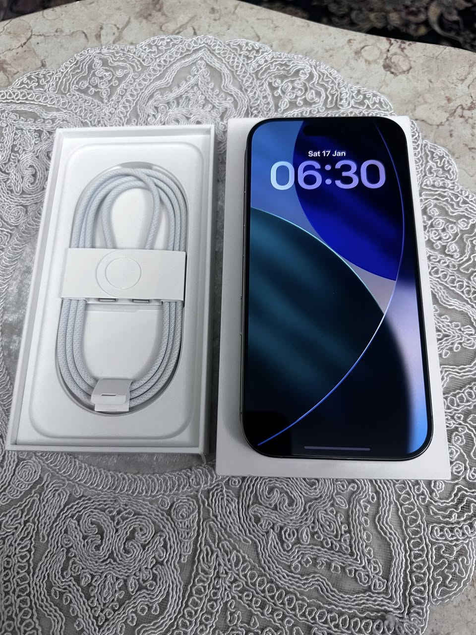 🔥 للبيع آيفون 16 برو أمريكي 🔥
📱 الجهاز نظيف مثل الوكالة استعمال شخصي

🔋 البطارية 91% وتدوم

📦 العلبة الأصلية موجودة

🔌 الشاحنة أصلية وما مستخدمة

📶 نسخة أمريكي

⚡ سريع وماكو أي تعليق

📸 كاميرا خرافية

❌ ما مفتوح ولا مصلّح

💰 السعر: (مليون و150)

📍 المكان: (الجادرية)

📩 التواصل خاص او الاتصال على ***********
