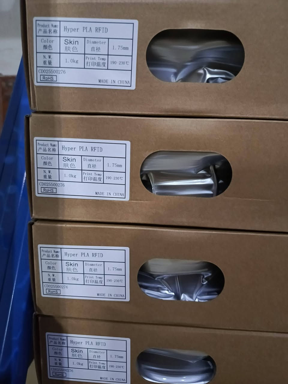 السلام عليكم 
توفر فلمنت   creality hyper pla RFID.  كميات محدودة 
ابيض /white 
اسود /black 
رمادي/ Gray
لون البشرة /skin 
اصفر / yellow 
والوان اخرى 
السعر 25,000
يتوفر توصيل لكافة محافظات العراق


**إذا كنت صاحب هذا الإعلان وتريد حذفه لأي سبب، رجاءا أرسل رسالة إلى الدعم الفني**