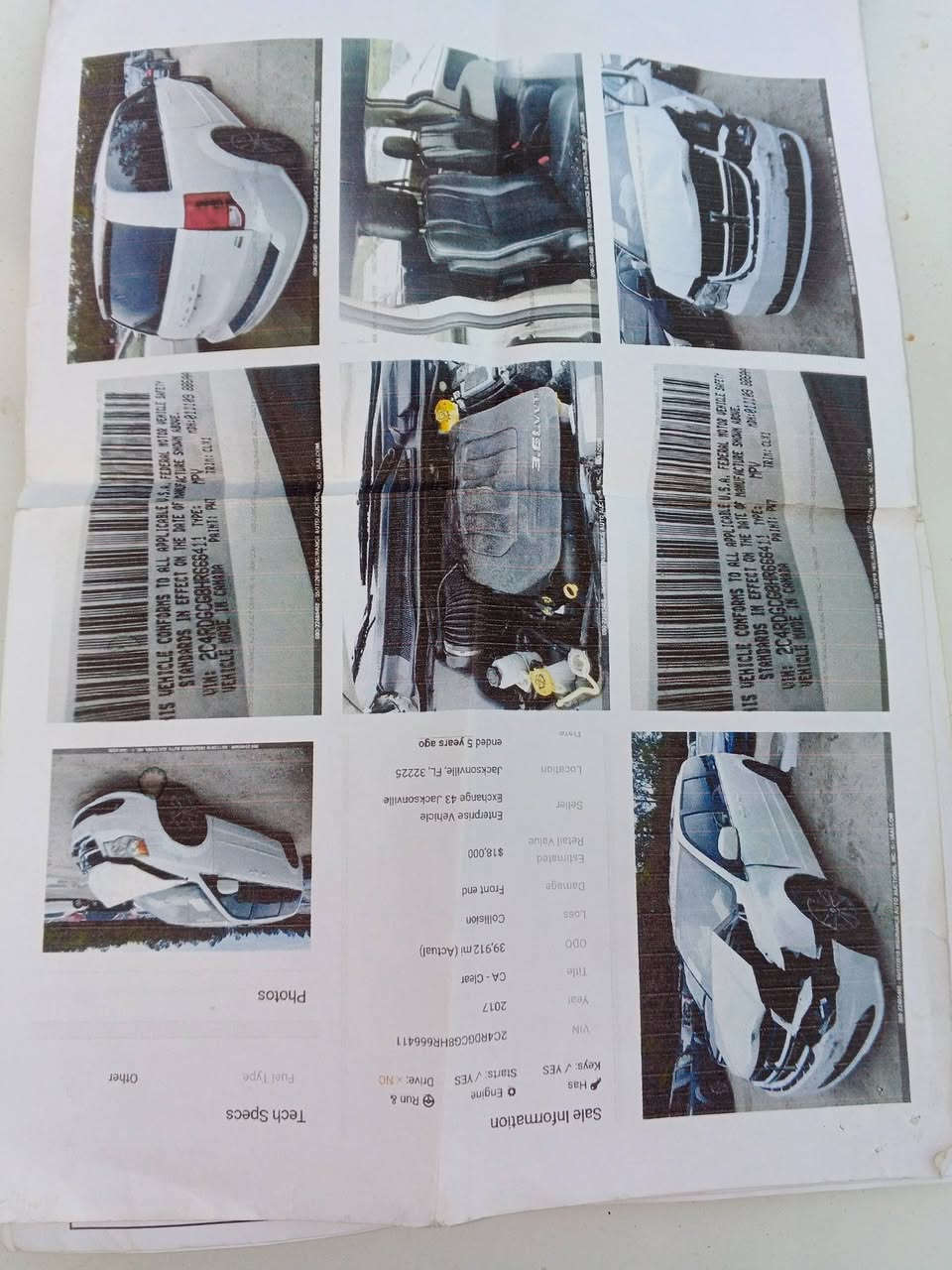 للبيع دوج گرفان 
رقم اربيل موديل 2017
حادث جاملغ وبنيد بدون شواصي 
تبريد 3قطع 
كشنات جلد بلع 
تخم تاير وباتري جديد 
صدر امامي خلفي جديد 
بوب وصندوق كهربائي 
جام 6كهرباىي 
لايت اسود بلاجكتور لد 
العنوان واسط الزبيديه 
سعر 158 وبيه مجال 
***********
