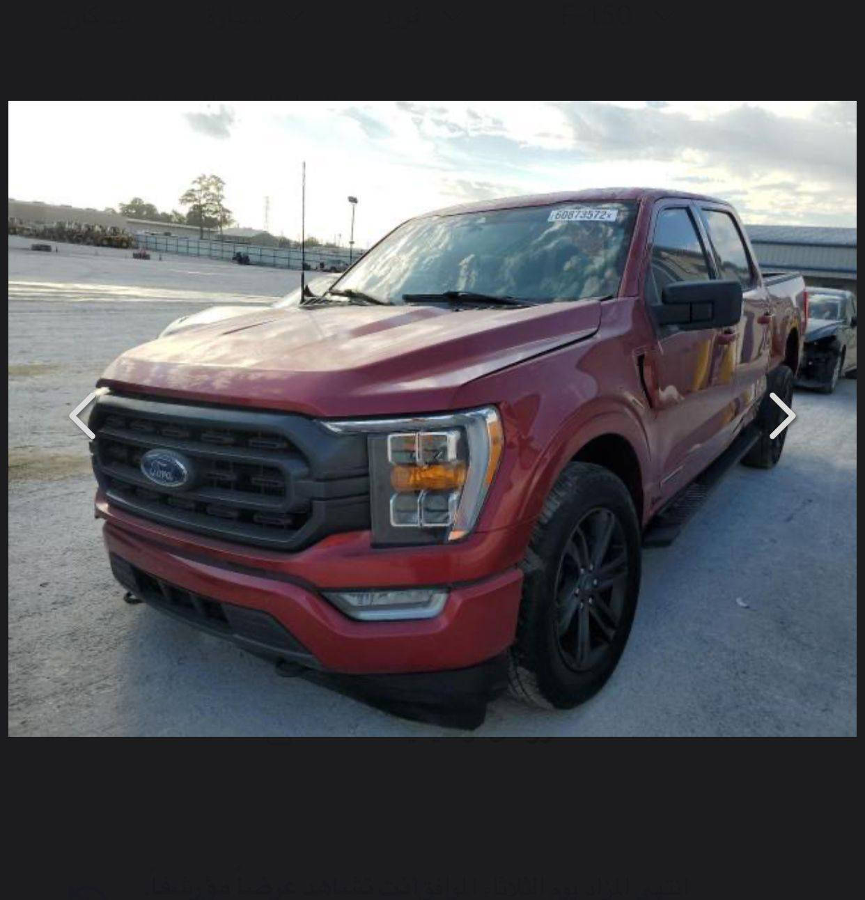 سلام عليكم فورد F150 
6 سلندر هايبرد صور الحادث بل منشور 
بيها صبغ جاملغ وبنيد من امريكا بدون ضربا 
فول مواصفات عده البانوراما رقم بغداد تحويل ثاني يوم 
رقم مميز 
سياره جديده ماشيه 26 الف حقيقي على الفحص 
سعرها 270 وبيها مجال 
العنوان بغداد م الصدر 
***********
