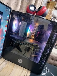 pcكامل شاشه يوبس ماوس كيبورد سماعات شاشه حجم 27msi   180هرتز معلج i7جي...