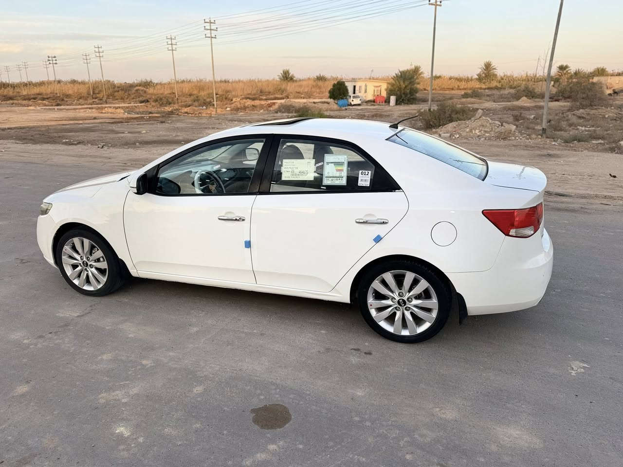 السلام عليكم رجاءاً مكلف بالنشر
كيا سيراتو ٢٠١٣ خليجي رقم ذي قار حره سنويه جديده بسمي فول مواصفات فتحه محرك ١٦٠٠ دوش مامفتوح ٥ ويلكب طخم تاير جديد تحكم ستيرن شفتات يدات نيكل داخل وخارج اشاره بالمري بروجكترات تبريد تدفئه كهربائيات كلها شغاله ماشيه ٢٧٠ السياره جديده وجاهزه 
مكفوله من الضربه والصبغ عدا تبديل قبق الصندوق اصلي نفس اللون فقط
مكان السياره الناصريه
السعر ١١٥ وبيه مجال 
للاستفسار ‭٠٧٨٧ ١٩٨ ٩٨٣١
