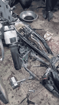 اليوم وصلتنا هوندا ستيد 400 كاسره بستن وبيهه خربطه كلش قويه وكهربائيات...