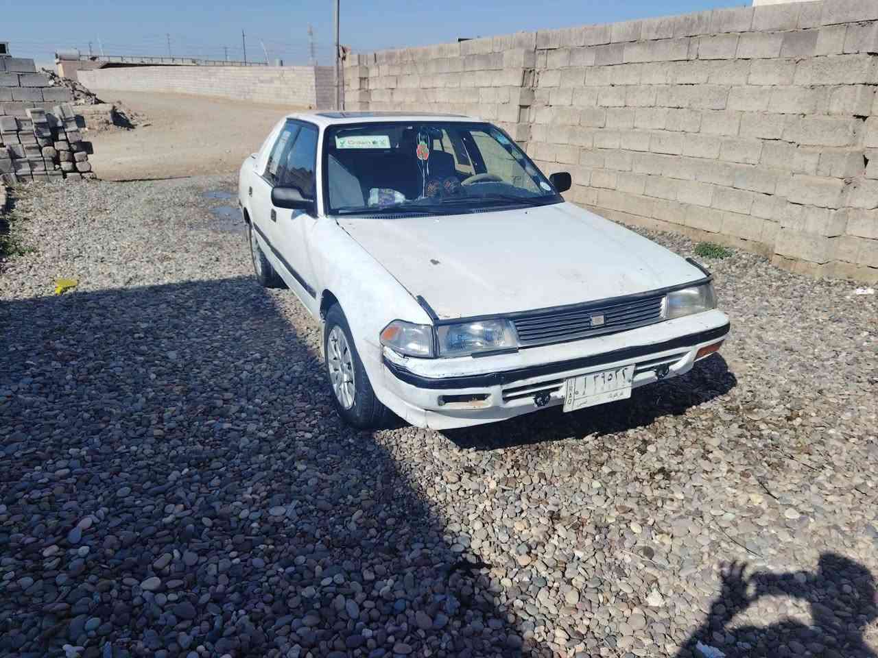 السلام عليكم يوجد سيارة كرونا للبيع موديل 88 محرك بي تنقيص والباقي كلا جديد سيارة جاهسة رقم كركوك ألماني سنوية صاقطة ب24 تحويل مباشر مكان صلاح الدين العلم والاستفسار ع هاذة ***********
