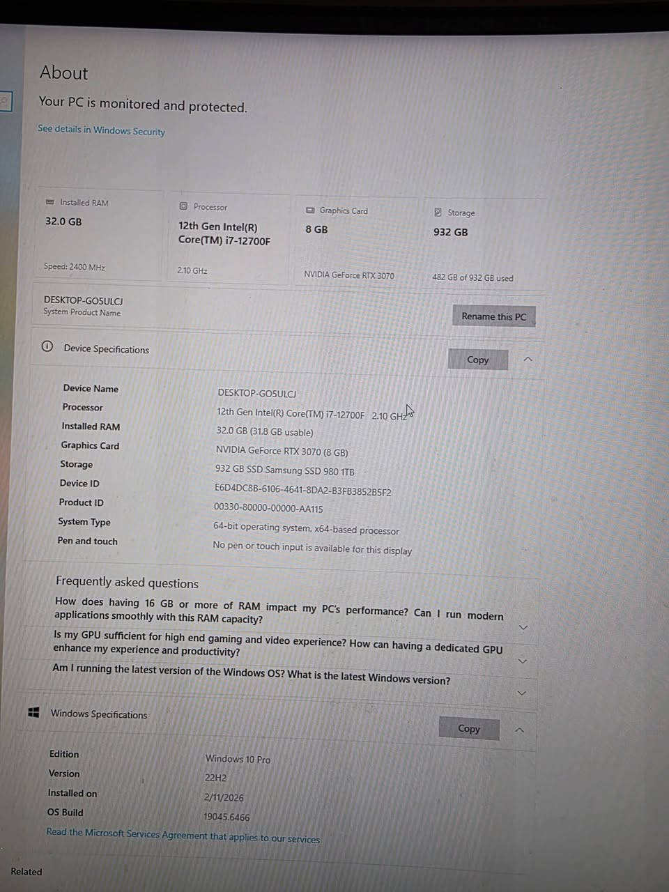 كيس للبيع
Cpu i7 12700f
Ram ddr4 32gb
Gpu rtx 3070 aorus master
M.2 ssd 1t
Psu 700w
Cpu cooler 240 ml
الكيس متروك ويرادله تنضيف فقط 
توصيل متوفر
السعر فقط كيس مليون ٥٠٠ وبي مجال وتدللون


**إذا كنت صاحب هذا الإعلان وتريد حذفه لأي سبب، رجاءا أرسل رسالة إلى الدعم الفني**
