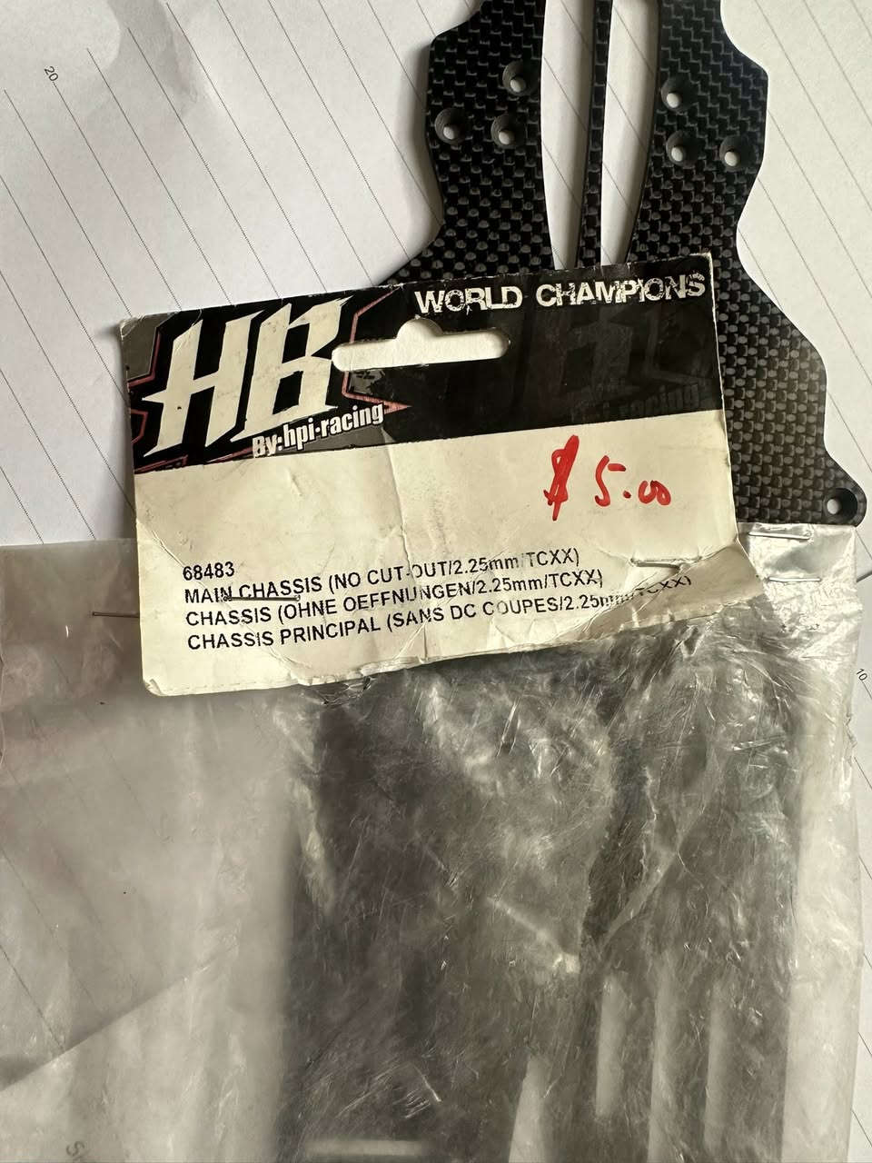 شاصي كاربون فايبر دريفت Hpi 1/10 البيع


**إذا كنت صاحب هذا الإعلان وتريد حذفه لأي سبب، رجاءا أرسل رسالة إلى الدعم الفني**