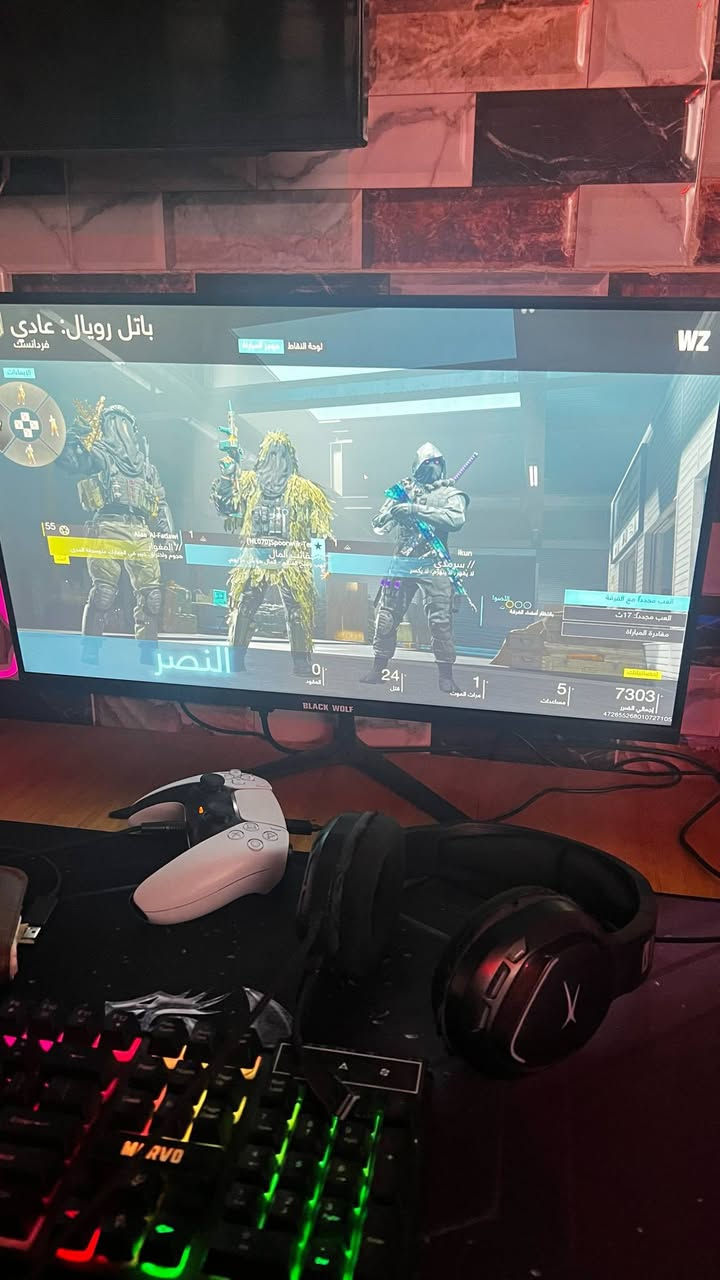 السلام عليكم شباب
شاشه كيمنك بلاك وولف 165 hz 
1080 p 1ms
150 الف 
24 انتش
***********

