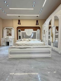 غرف نوم عراقيه • غرفه نجاره • سرير 200 سم • سرير 160 سم • شازلون هديه ...