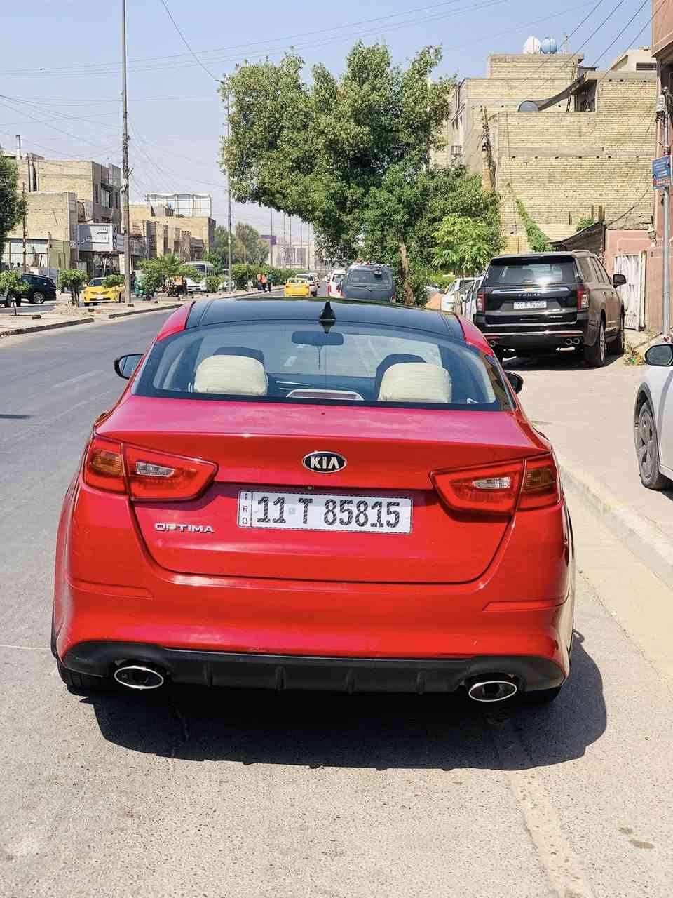 كيا اوبتما 2015 خليجي
سيارة مكفوله من الحادث والصبغ والتبديل والبارد
بيها شوية جراد فقط قبغ الجنطه باقي جديد
السيارة فول مواصفات كل نقص مابيها
محرك 2400 دوش مكفول كير مكفول
بانوراما 
الكشنات جلد وكهرباء داخل عسلي
كشنات خزن ميموري
لد امامي ولد خلفي 
شاشة وكامرة 
كير بل ستيرن
خمسة ويل كب 
مري شفط واشاير مري
تبريد شاشة وبارد خير من الله 
بصمه تشغيل وابواب وصندوق 
ماشيه 100 الف 
تخم تاير جديد
سنوية باسمي بغداد 
جاهزة مابيها نقص 
السعر 142$ بيها شي بصيط
للبيع او المراوس اي استفسار
*********** ابو غسان
