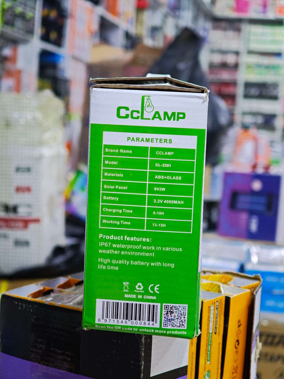 لایتی CCLAMP

تاقەشەمسی  + لایت + گلۆپ + پاوەربانک
هەمووی لەناو یەک بۆکس. 

✅تاقەشەمسی هەیە و ئەتوانی بەخۆر بارگاوی بکەیتەوە  لەگەڵ ئەوەشدا ئەتوانی بە کارەبا بارگاوی بکەیتەوە. 

✅ پاتریەکەی 4000 ملی ئەمپێرە.

✅ بەرگەی کارکردنی ١٣ بۆ ١٥ سعات دەگرێ. 
✅ ماوەی بارگاویکردنەوەی ٥ بۆ ١٠ سعات دەخاێنێت. 
✅ شەحنی گالاکسی و تایپسی و بارێڵی  لەگەڵە. 
✅ ٢ گڵۆپی لەگەڵە ئەتوانی ٢ ژور یان ٢ شوێنی پێ ڕووناک بکەیتەوە. 
✅ بە تەنیا تاقە پانێلی شەمسیەکەی 80 وات وەردەگرێت. 

نرخی 22 هەزارە


**إذا كنت صاحب هذا الإعلان وتريد حذفه لأي سبب، رجاءا أرسل رسالة إلى الدعم الفني**