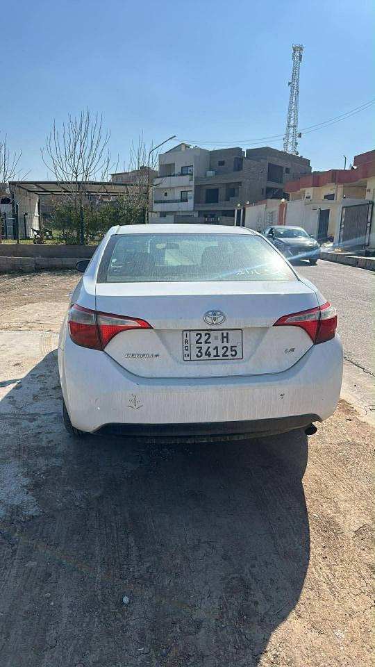 تويوتا كورولا موديل ٢٠١٤ موصفات أمريكي كلين ملاحضات ٢ جي باردي هةية باقي دةعامي لودةعامي بةشةرت شوين قةزاي خةبات *********** أربيل, العراق
