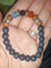 سوار شاكرات • سوار طاقة • احجار بركانية