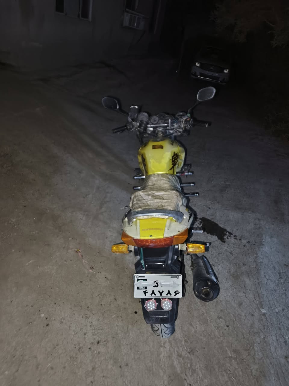 السلام عليكم
دراجه دايوان باندا موديل 2014 اوراق اصولي الدراجه نضيفه خير من الله وبيها خيط بخار بسيط جدا وبدون تنقيص الدراجه كامله مكمله كهربائيات سلف باتري تخم تاير وكله جديد بش عوزك تشغل وتمشي السعر 650 وبيها مجال 
رقم الهاتف ***********
