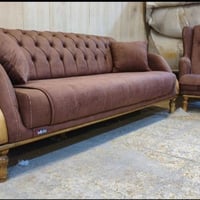 تخم تركي ماركه جديد غير مستخدم ١٠ مقاعد الخشب زان حر والاسفنج بولستر ط...