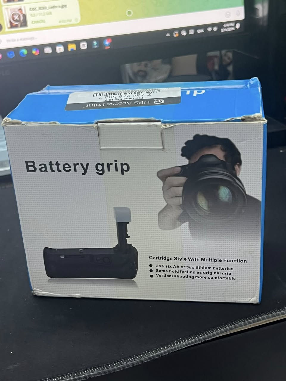 Z8 grip.  Nikon
‎متوفر الآن 🌹


**إذا كنت صاحب هذا الإعلان وتريد حذفه لأي سبب، رجاءا أرسل رسالة إلى الدعم الفني**