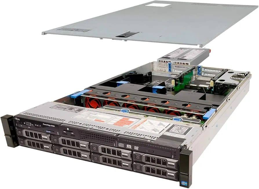 المواصفات الكاملة لسيرفر Dell PowerEdge R720

---

المعالجات (Processors)

· العدد: 2 × Intel Xeon E5-2697 v2
· الأنوية: 12 نواة لكل معالج (24 نواة إجمالية)
· الخيوط (Threads): 24 خيط لكل معالج (48 خيط إجمالي)
· الذاكرة المخبأة (Cache): 30 ميجابايت L3 لكل معالج (60 ميجابايت إجمالي)
· السرعة الأساسية: 2.70 جيجاهرتز
· سرعة الناقل (QPI): 8.0 GT/s

---

الذاكرة العشوائية (RAM)

· السعة الإجمالية: 96 جيجابايت
· عدد القطع: 6 × 16 جيجابايت
· النوع: DDR3 Low Voltage (1.35V)
· السرعة: 1333 ميجاهرتز
· الفتحات المستخدمة:
  · المعالج الأول (CPU1): A1، A2، A3
  · المعالج الثاني (CPU2): B1، B2، B3
· عدد الفتحات الإجمالي: 24 فتحة (DIMM) تدعم حتى 768 جيجابايت

---

وحدة التخزين (Storage)

· وحدة تحكم RAID: PERC H710P Mini (ذاكرة تخزين مؤقت 1 جيجابايت)
  · يدعم RAID 0، 1، 5، 6، 10، 50، 60
· الأقراص:
  · قرص نظام (SSD): 180 جيجابايت SATA (مثبت عليه Windows Server)
  · قرص بيانات (HDD): 4 تيرابايت SATA (لتخزين البيانات ونماذج الذكاء الاصطناعي)
· السعة القصوى للهيكل: يدعم حتى 16 قرص 2.5 بوصة (SAS/SATA) في الواجهة الأمامية

---

كرت الشاشة (Graphics)

· الطراز: AMD Radeon HD 5450 (من MSI)
· الذاكرة: 1 جيجابايت DDR3
· الواجهة: PCIe 2.0 x16
· المنافذ: VGA و DVI (حسب التصميم)

---

الشبكة (Network)

· الطراز: Broadcom NetXtreme (BCM5720 غالباً)
· عدد المنافذ: 4 منافذ بسرعة 1 جيجابت/ثانية
· ميزات: دعم PXE Boot، Wake-on-LAN، ويمكن الدخول إلى الإعدادات بالضغط على Ctrl+S

---

الإدارة عن بُعد (iDRAC)

· الطراز: iDRAC 7 (Express أو Enterprise) مع منفذ شبكة مخصص
· المزايا:
  · تحكم كامل عن بُعد (تشغيل/إيقاف/إعادة تشغيل)
  · وحدة تحكم عن بُعد (Virtual Console)
  · مراقبة صحة المكونات (حرارة، جهد، مراوح)

---

الطاقة (Power Supplies)

· العدد: 2 وحدة إمداد طاقة (PSU)
· القدرة: 750 واط لكل وحدة
· النوع: وحدات احتياطية قابلة للتبديل السريع (Hot‑swap Redundant)

---

الهيكل والأبعاد (Chassis)

· النوع: 2U Rack (قابل للتثبيت في حامل)
· الأبعاد التقريبية:
  · العرض: 48.2 سم
  · العمق: 75.5 سم
  · الارتفاع: 8.7 سم
· الوزن التقريبي: 25–30 كجم (حسب التوصيلات)

---

فتحات التوسعة (PCIe Slots)

· العدد الإجمالي: 7 فتحات PCIe 3.0
  · الفتحة 1 (Riser 1): x8 (نصف الطول، نصف الارتفاع)
  · الفتحة 2 (Riser 1): x8 (نصف الطول، نصف الارتفاع)
  · الفتحة 3 (Riser 1): x8 (نصف الطول، نصف الارتفاع)
  · الفتحة 4 (Riser 2): x16 (كامل الطول، كامل الارتفاع)
  · الفتحة 5 (Riser 2): x8 (كامل الطول، كامل الارتفاع)
  · الفتحة 6 (Riser 3): x8 (كامل الطول، كامل الارتفاع)
  · الفتحة 7 (Riser 3): x8 (كامل الطول، كامل الارتفاع)
· الكروت المثبتة حالياً:
  · بطاقة RAID PERC H710P
  · كرت الشاشة AMD Radeon HD 5450

---

المنافذ (Ports)

الجهة الأمامية (Front)

· VGA: منفذ واحد 15‑pin
· USB: منفذين USB 2.0
· أزرار: الطاقة، التعريف (NMI)، وإيقاف التشغيل
· مؤشرات الحالة: LEDs للمعالجات، الذاكرة، والأقراص
· فتحات الأقراص: 16 فتحة 2.5 بوصة (للأقراص الصلبة)

الجهة الخلفية (Rear)

· الشبكة: 4 منافذ RJ‑45 (1 جيجابت/ثانية)
· USB: منفذين USB 2.0 + منفذين USB 3.0
· VGA: منفذ واحد 15‑pin
· تسلسلي (Serial): منفذ 9‑pin
· iDRAC: منفذ شبكة مخصص (1 جيجابت/ثانية)

المنافذ الداخلية (Internal)

· USB داخلي: منفذ USB 2.0 واحد (لتركيب مفتاح الترخيص أو نظام التشغيل)
· وحدة SD المزدوجة (Internal Dual SD Module): فتحتان لبطاقات SD (لتشغيل الهايبرفايزر)

---

البيوس (BIOS)

· الإصدار الحالي: تم تحديثه إلى آخر إصدار متوفر (الإصدار 2.9.0 أو أحدث)
· وضع الإقلاع: UEFI
· إعدادات RAID: تم إعداد Virtual Disk على SSD (RAID 0)

---

نظام التشغيل (OS)

· المثبت: Windows Server 2019 Standard مع واجهة Desktop Experience (على SSD)
·
للعلم الجهاز طلبية خاصة 
السعر 3 ملايين و 600 الف


**إذا كنت صاحب هذا الإعلان وتريد حذفه لأي سبب، رجاءا أرسل رسالة إلى الدعم الفني**