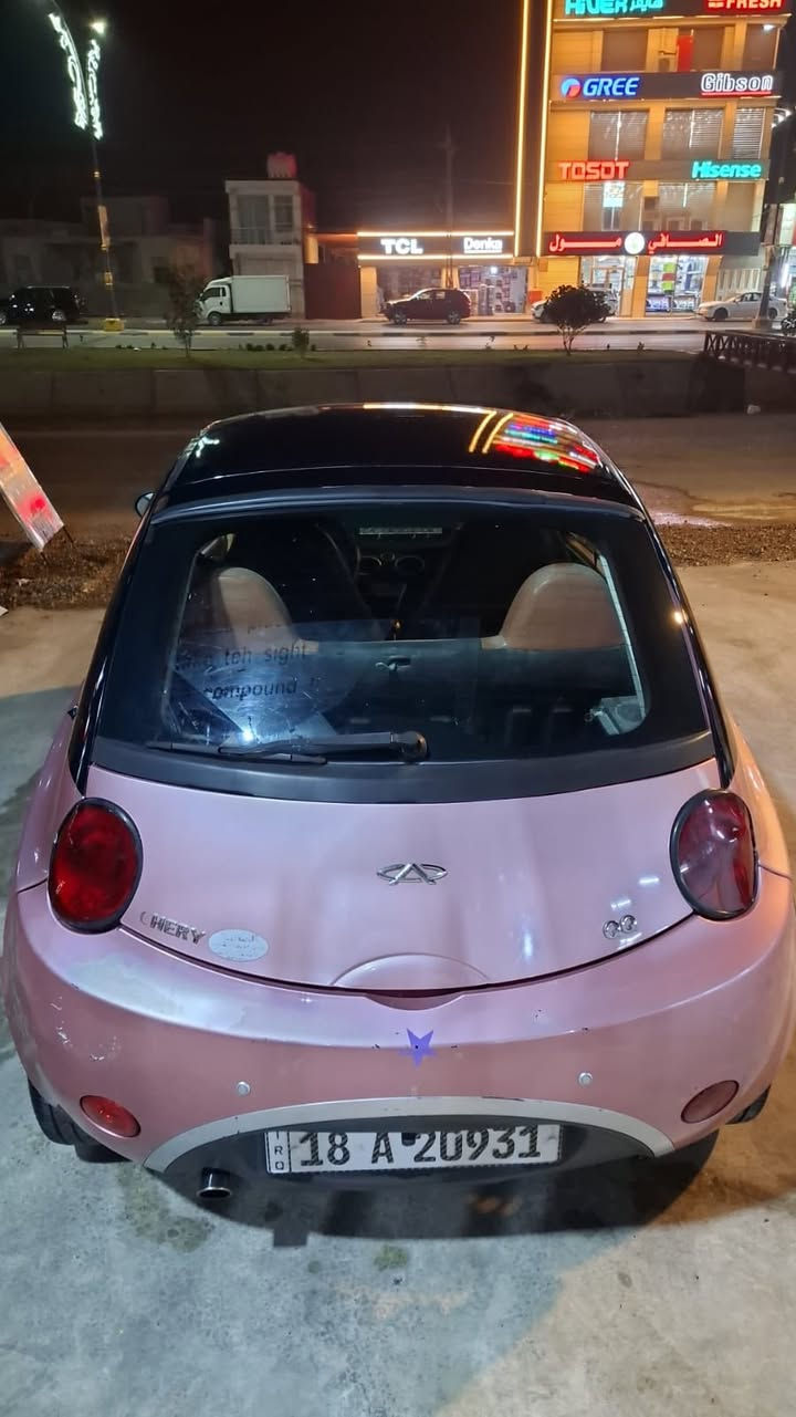 سلام عليكم شيري مني سبورت رياضي تك باب موديل ٢٠١١ سياره اقتصاديه كلش رقم انكليزي مواصفات كامره حساسات شاشه لايت زنون عالي ناصي دواخل جلد كلش نضيفه مجرد طخات بسيطه بيها وأثر خياس قليل وبيه خيط بخار يعني يحتاج رنكات وممأثر عليه كلشي شغال بيه مكان السياره كربلاء سعره 28 وبيه مجال قليل الاستفسار ***********
