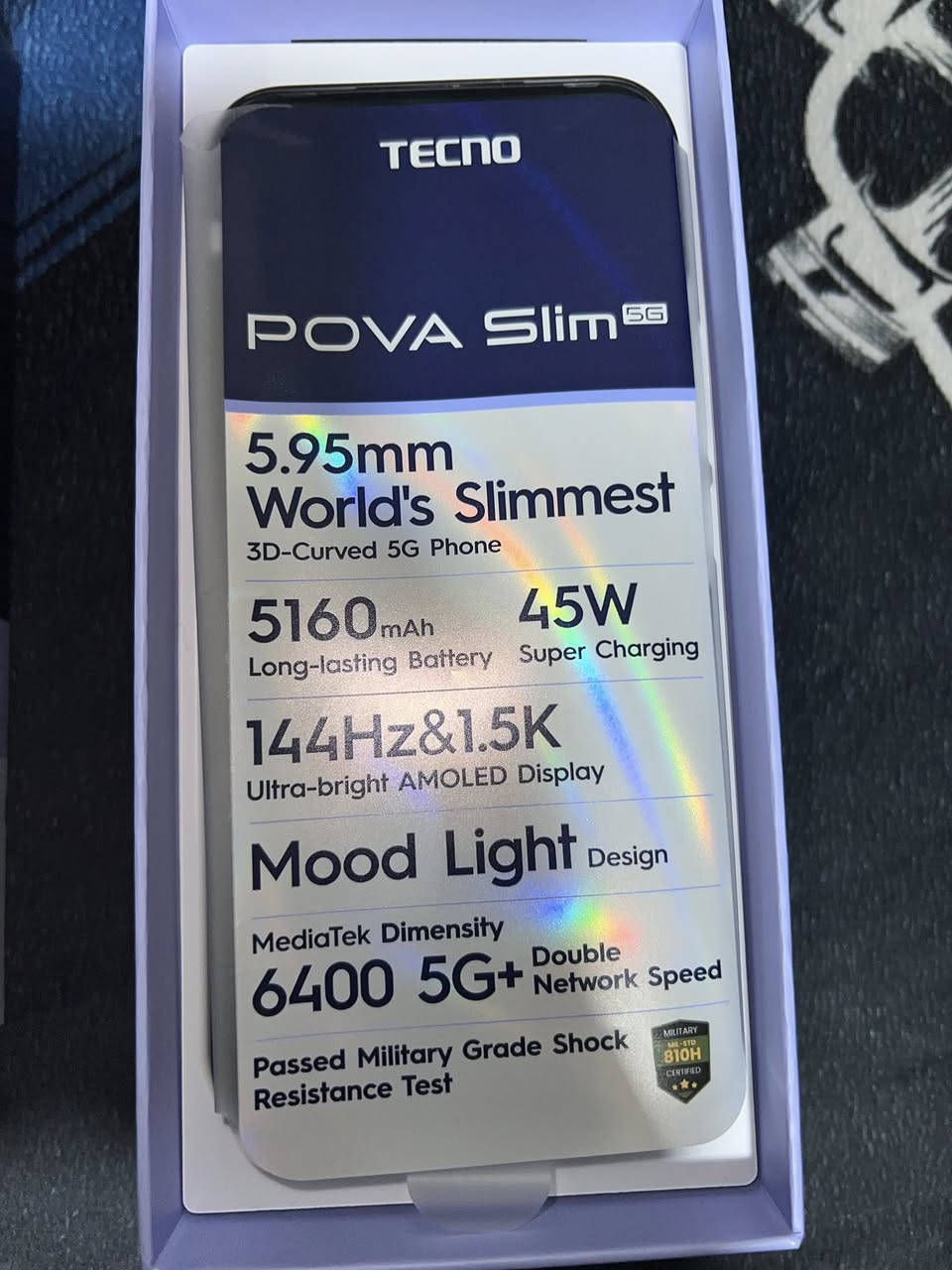 تكنو بوفا سليم 5G
موبايل جديد بس الكرتون مفتوح، ما مستعمل أبداً.

اللي يريد يشتري يگدر يتواصل وياي.

سعره بالسوق 325 ألف،
وأني أطيه بـ 310 ألف.

***********
