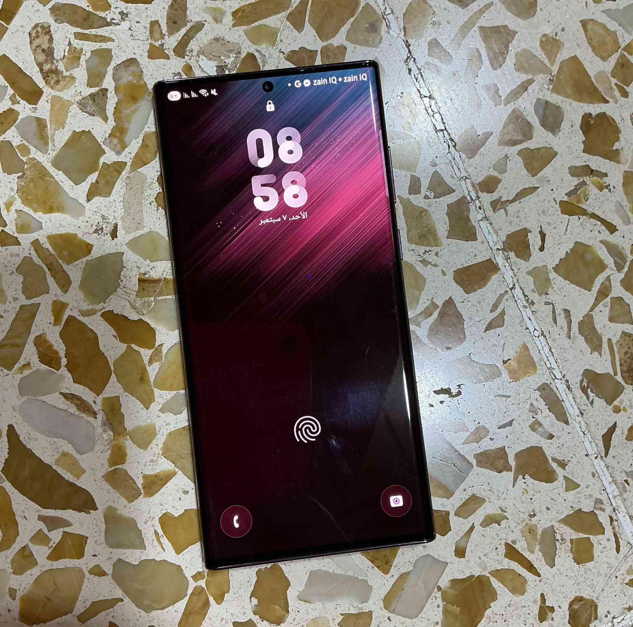 السلام عليكم جهاز الترا s22 للبيع ذاكرة 256 
السعر:350 الف 
الهاتف:***********
