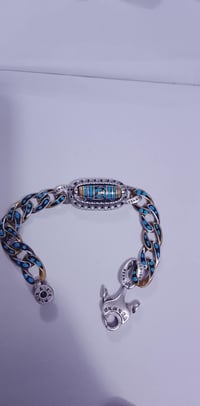 سوار مطعّم بنحاس • خاتم فضة • بغداد