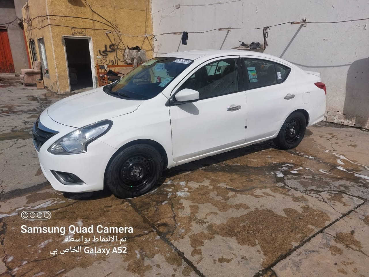 السلام وعليكم  نيسان فيرسا موديل 2019 سيارة جاهزه تبريد شغال تخم تاير جديد الرقم ***********
