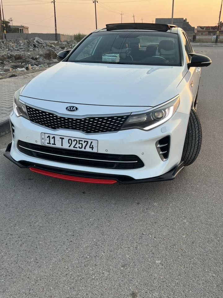 السلام عليكم
للبيع كيا اوبتيما 2016 جي تي لاين  خليجي 

السياره مكفوله كفاله عامه سونار موجود

مواصفات: الفول ال جي تي لاين GTlien

‏‎1_مكينة 2400

‏‎2_  رقم بغداد تحويل مباشر

‏‎3_تبريد قطعتين منفصل 

‏‎4_بانوراما 3حركات 

‏‎5_ستيرن شكل رياضي sport 

‏‎6_تدفئة ستيرن 

‏‎7_شفتات تب ترونك كير عادي

‏‎8_تحكم ستيرن  

‏‎9_كامرات ٤ مع GPSفعال

‏‎10_كشنات جلد لون عنابي اصلي 

‏‎11_كشنات كهرباء متحركة مع تخزين 2وضعية ميموري كشن

‏‎12_تدفئة وتبريد كشنات امامي تدفئة كشنات خلفي

‏‎13_حساس امامي خلفي 

‏‎14_زراك لايت

‏‎15_لد امامي خلفي ليزر

‏‎16_لايت زينون ناصي عالي متحرك مع حركة الستيرن واظهار النقطة العمياء 

‏‎17_رادار تنبيه عند اقتراب سيارة من الخلف والجوانب 

‏‎18_ايرباك عدد 8

‏‎19_انظمة قيادة  عدد 3 ايكو سبورت اعتيادي 

‏‎20_نظام ABS بريك ونظام ESP

‏‎21_دسكات عدد 4 رياضي جي تي 

‏‎22_وَيْل مشيف سبورت حجم 18 عدد 5 وحساس اطارات 

‏‎23_نظام AUTO HOLD نزول منحدرات

‏‎24_الصندوق نظام ذكي فتح الجنطة عند الاقتراب من السيارة 

‏‎25_شاشة 8 انج لمس notification 

‏‎26_بوصلة تحديد القبلة والخرائط وتحديد الموقع والملاحة

‏‎27_سماعات عدد 10 

‏‎28_بلوتوث مع حساس الصوت اذا كان مرتفع عند الكلام ينخفض

‏‎29_نظام الصوت سستم harman/kardon 

‏‎مع سبوفر مضخم صوت عدد 2

‏‎30_هاند بريك بصمة كهرباء 

‏‎31_بردات خلفية اصلي

‏‎32_نظام شحن الهاتف لاسلكي وايرليس 

‏‎33_ضوء ابيض داخلي 

‏‎34_مري كهرباء شفط قلابة مع ضوء إشارة‎ الماسحات حساس تعمل عند الأمطار

سياره جديده وبحاله زيرو

لاتصال *********** واتساب عنوان ابو غريب الحصوه سعر 175 وبيه مجال
