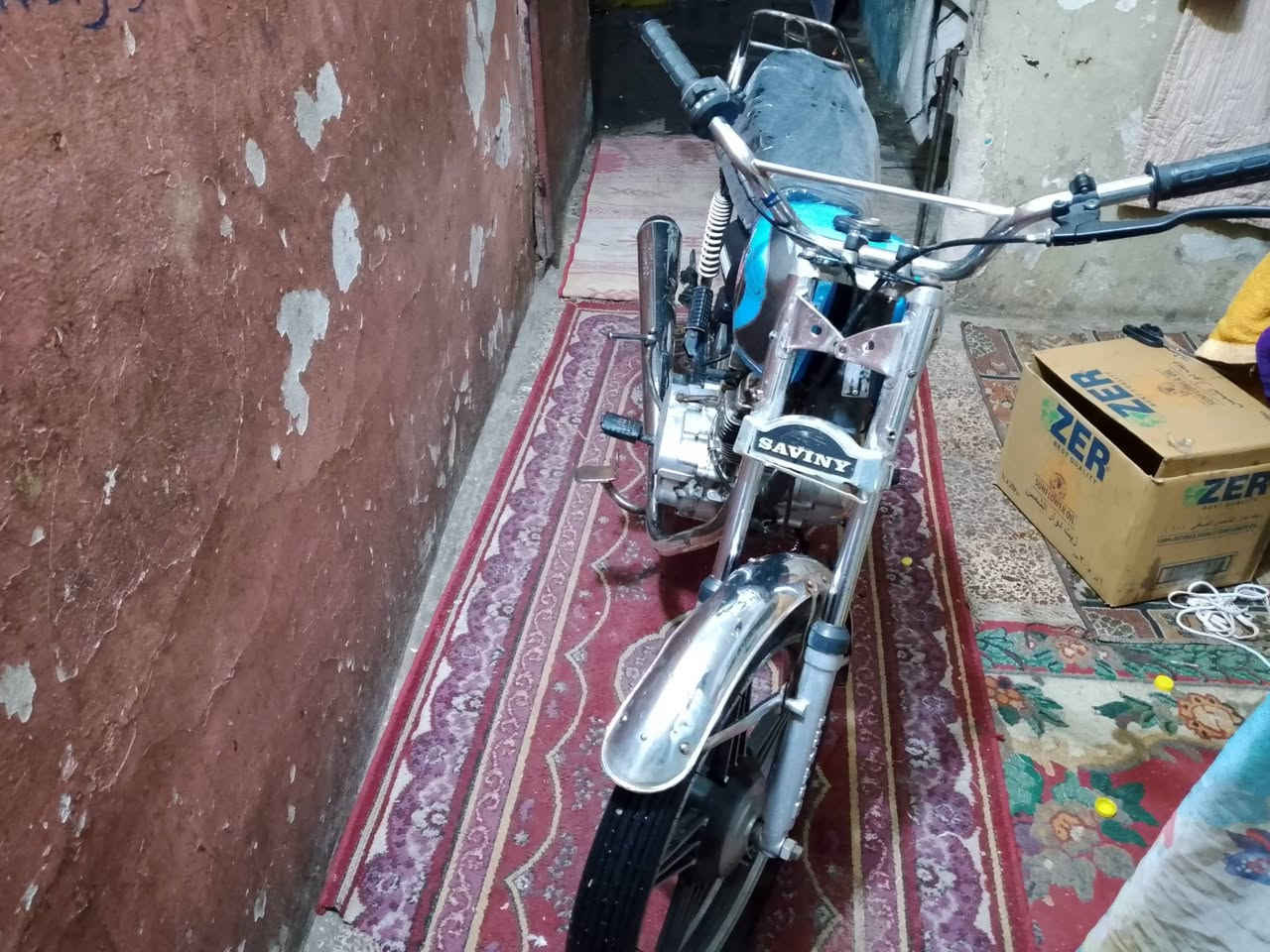 سلام عليكم دراجة سيفان خير من الله المكان مدينة الصدر 250 وبيها مجال ***********
