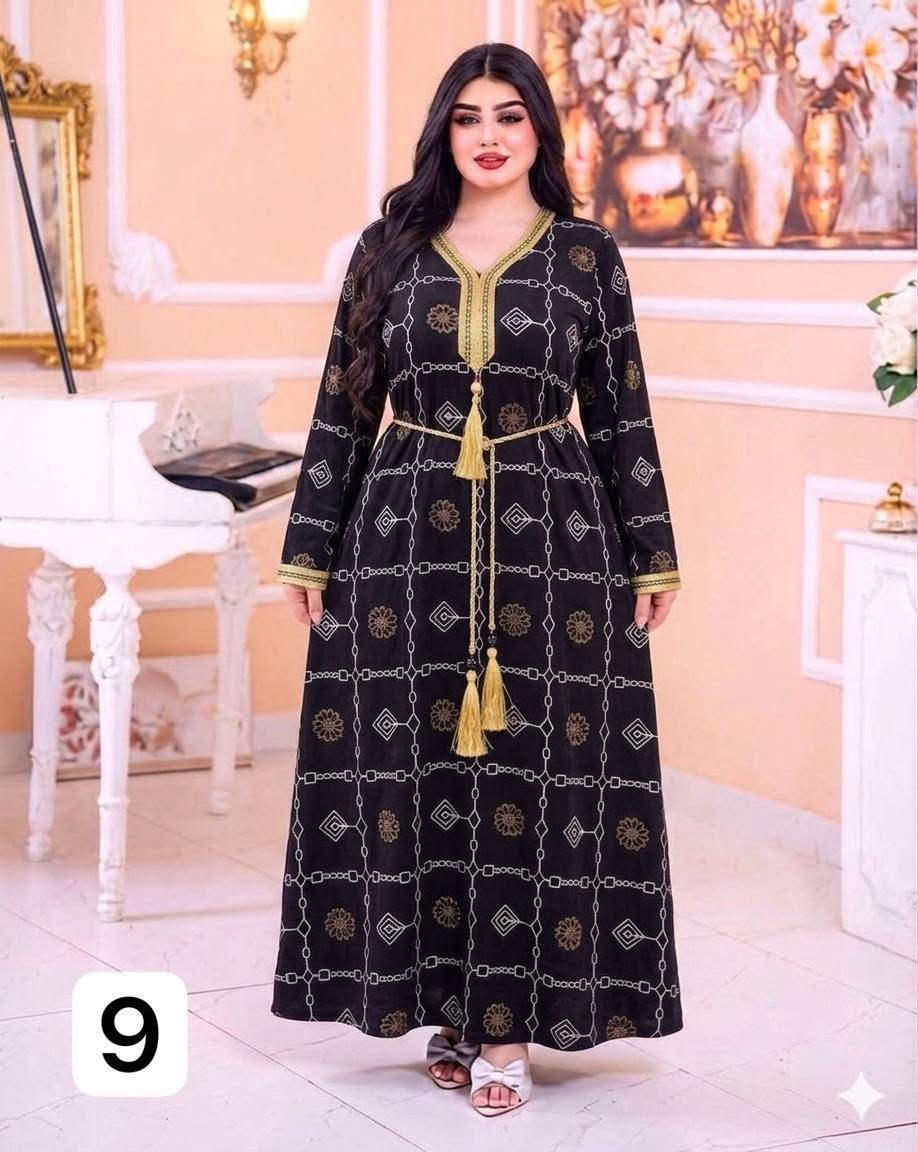 #تم التكرار😍😍
بتصميم  مختلف ومميز

كشمير تونسي💎 شغل تطريز
💯 خامة مكفولة 100%
درزن 6 الوان
يكون بي حزام منفصل 

📏 القياسات 
2XL 🔹 3XL 🔹 4XL 🔹 5XL

سعر الدرزن ١٠٠ الف فقط

🚚 توصيل متوفر لكافة محافظات


**إذا كنت صاحب هذا الإعلان وتريد حذفه لأي سبب، رجاءا أرسل رسالة إلى الدعم الفني**