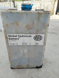 عندي بطاريات نيكل مو رصاص ولا حديد لا نيكل احسن من كلهآ تتوفر عندي الك...