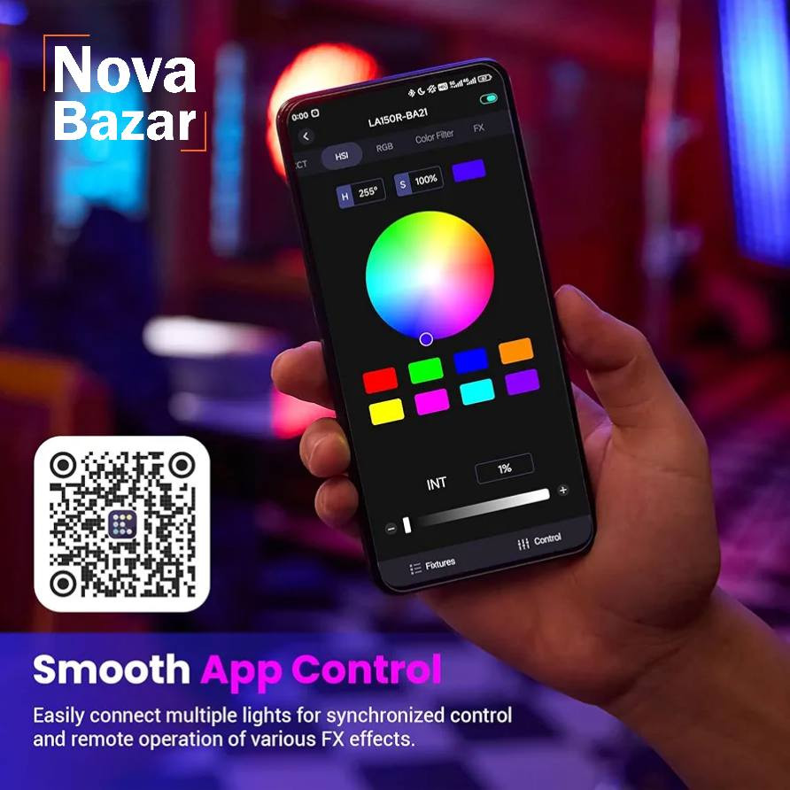 تازەترین بەرهەمی GODOX 
باشترین تایبەتمەندی لەم لیدە هەیە  
بلوتوس و NFC و  RGB  

Godox LA150R Full Color COB LED Video Light, 165W RGB 1800-10000K CCT with G/M Adjustment, 14 Lighting Effects, Bowens Moun, with NFC/APP Control for Live Streaming


**إذا كنت صاحب هذا الإعلان وتريد حذفه لأي سبب، رجاءا أرسل رسالة إلى الدعم الفني**