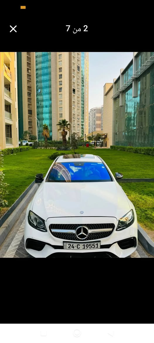 سلام عليكم  .
مارسيدس 2017  E300 كلاس  

محرك 4 سلندر تيربو مساج بالكشانه عطر مايباخ سياره دفع مو سحب (اكسل) بدون صبغ شويه يم الرقم فقط سونار مرفق  سياره جاهزه مراوس بتاهو من موديل 2015 لحد 2020 

***********

***********
