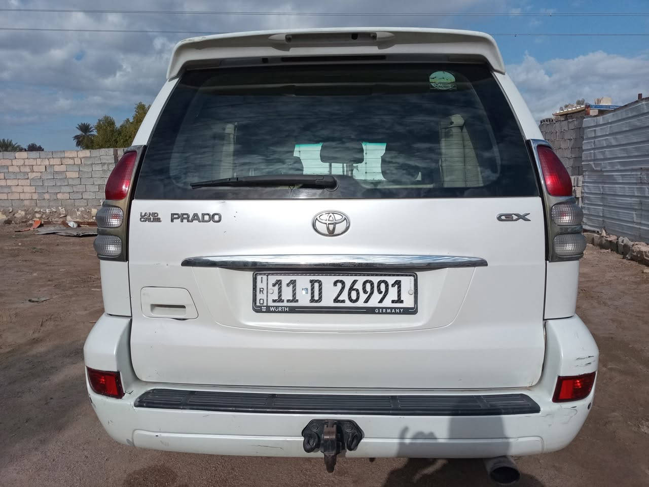 السلام عليكم
برادو موديل 2008 خليجي 
رقم دولي بغداد. بسمي   
محرك 2700  سبعه راكب  اتلث قطع تبريد 
مكفوله من الصبغ  والسونر مرفق بل نشر 
السعر 147غير قابل للتفاوض 
***********
