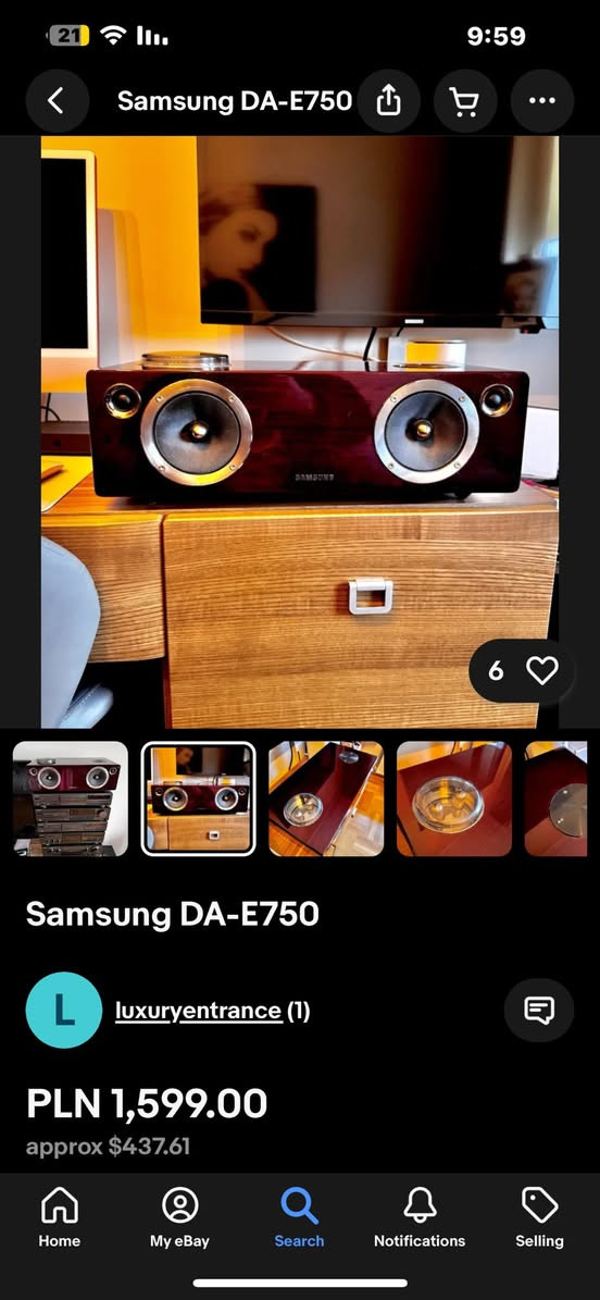 من رخصة الادمن جهاز نادر samsung da-e751 بالاشتراك مع شركة harman kardon جهاز يخرج صوت Hi-res يعني دقة حتى سببكرات jbl وغيرهم اغلب السبيكرات ميخرجون هيج دقة الا بالاجهزة الاحترافية وزنها اكثر من 10 كيلوت ثكيلة كلش بيها داك انبوبي داخلي وبيها بلوتوث وكلشي تريدوا حتى الصندوق اسمه بيانو بحثوا عنه جهاز مينوصف السعر 80 الف يوجد توصيل


**إذا كنت صاحب هذا الإعلان وتريد حذفه لأي سبب، رجاءا أرسل رسالة إلى الدعم الفني**