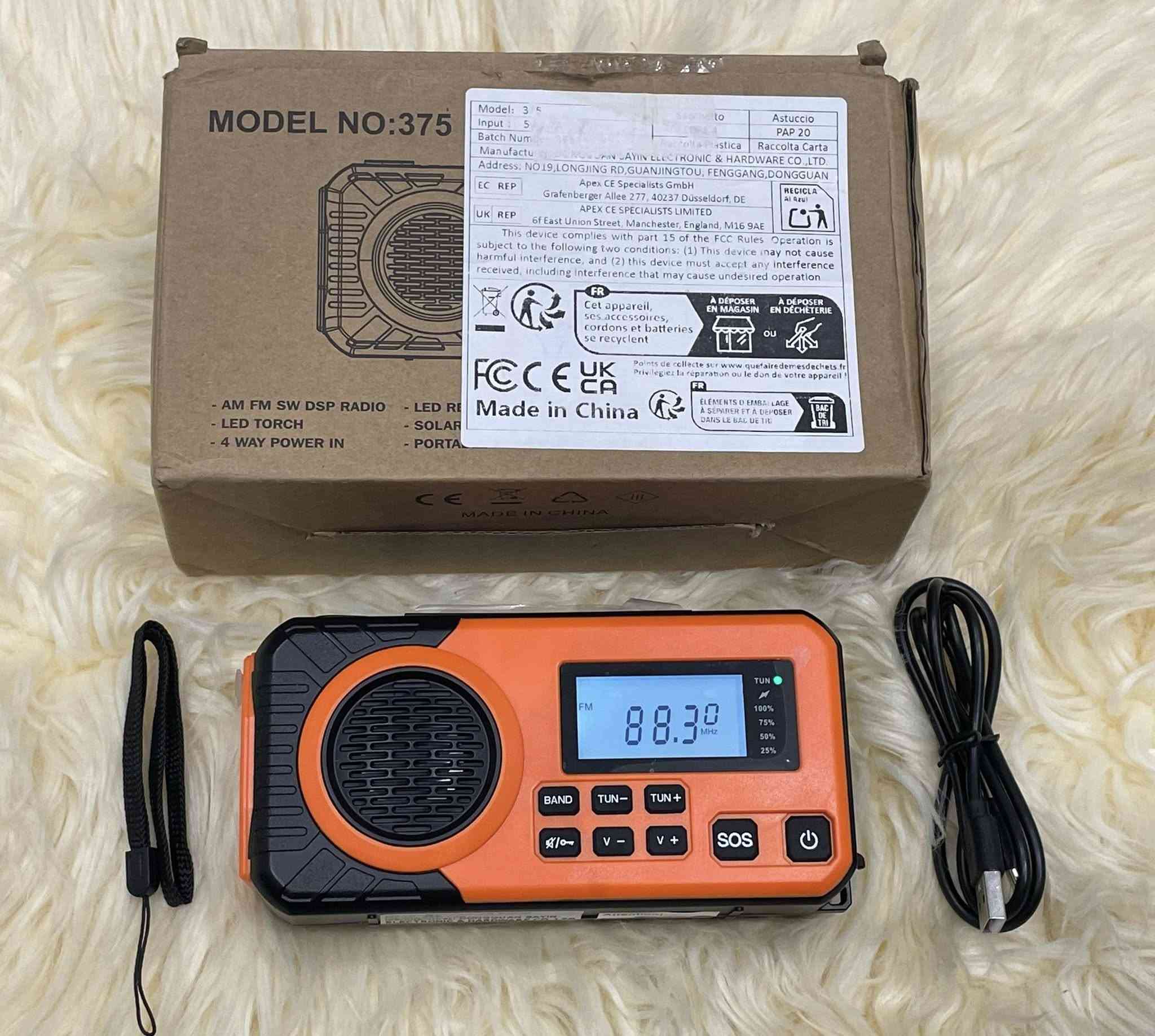 راديو طوارئ متعدد الموجات انتبه رجاءا وليس موجة واحدة !!

موجة FM AM SW

متعدد مصادر الشحن

للطلب و الاستفسار مراسلة الصفحة
متوفر توصيل


**إذا كنت صاحب هذا الإعلان وتريد حذفه لأي سبب، رجاءا أرسل رسالة إلى الدعم الفني**