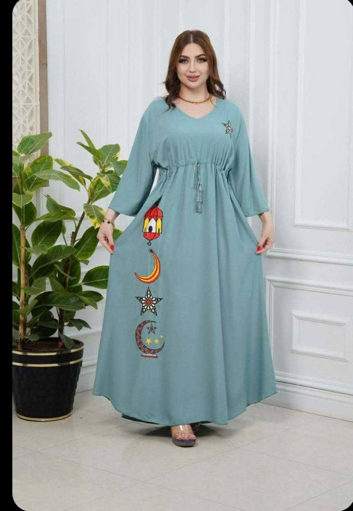موديل رمضاني 🌙
✅ دشداشة نسائي 

✅الخامه كشمير مطعم بالستراس درجه اولئ

✅القياسات  2XL.  3XL  4XL. 5XL

✅سعر 13الف


**إذا كنت صاحب هذا الإعلان وتريد حذفه لأي سبب، رجاءا أرسل رسالة إلى الدعم الفني**