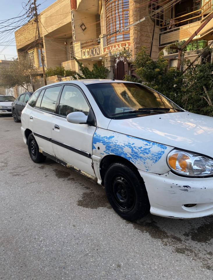 السلام عليكم كيه ريو موديل 2000 رقم بغداد مكاني جكوك الاساتذه قرب الشعلة *********** ابو جبل
