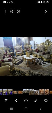 تخم قنفات مصري زان ملكي عشر مقاعد مع الزوليه والبردات نظيف جدا مع سيت ...