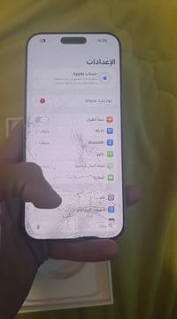 السلام عليكم عدي ١٦برو ماكس بطاريه ٩٢ شغال لوك غراض كامله مراوس ١٤برو ...