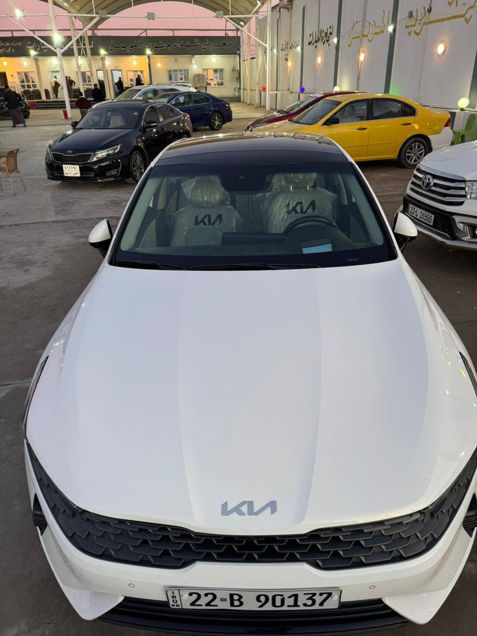 كيا أوبتما K5  موديل 2023  NIM خليجي
الموديل والشكل المرغوب 

خليجي 

محرك 2500

فووول مواصفات (( VIP ))  شركة NIM

رقم أربيل

 

جديده حيل جديده 

فووول مواصفات اعلى فئه 

كشنين كهرباء (سائق و سكن)
كشن خزن 

صندوك شفط ذكي

مري شفط 
ويل كروم

شغال (تشغيل عن بعد)

عداد دجتل 

داتا شو 

كامرات 360°

فتحة سقف بانوراما

داخل بيجي جلد 

تحكمات ستيرن 

تحديد مسار 

كروز سرعة 

انظمه قياده 5 

كشنات تدفئه تبريد 

كشنات كهرباء 

تشغيل عن بعد 

لد خلفي متصل 

تبريد قطعتين خلفي 

سايد بريك بصمة  

📍محافظة نينوى

مواصفات فووول الباقي معروف 

رايدها 215 وبيها مجال 

***********

***********
