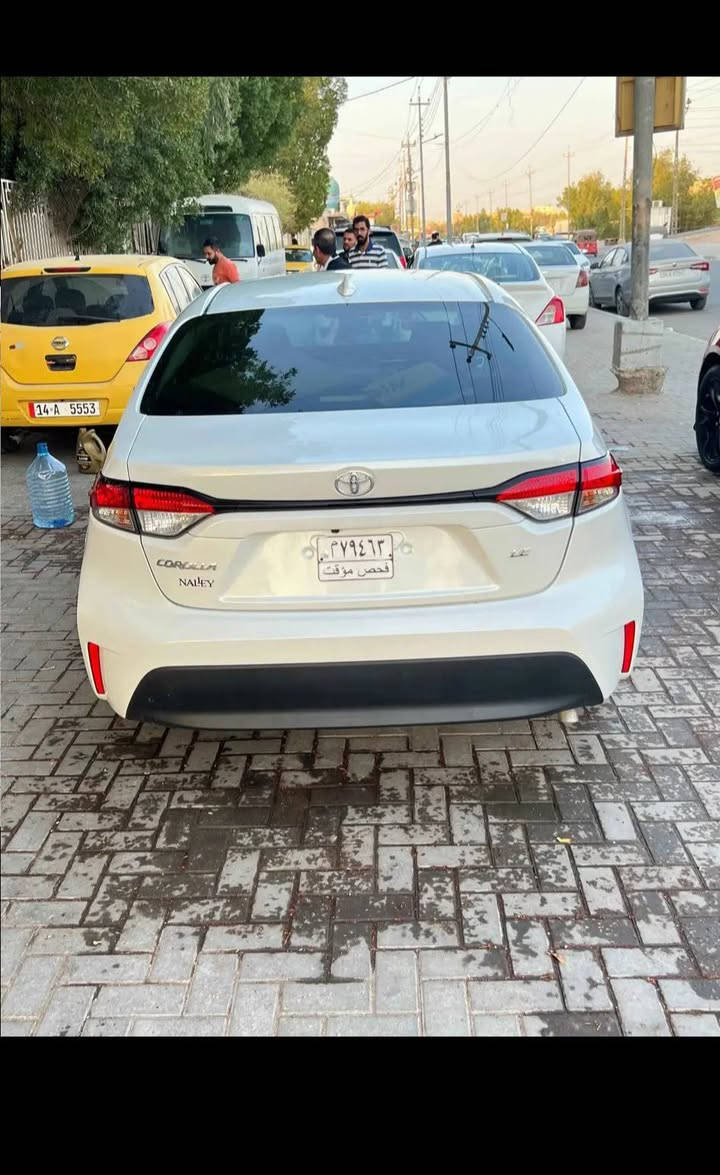 كورلا موديل 2023وارد أمريكي
رقم بصره حره ابسمي
حادثه بنيد وجاملغ 
فئه السياره Le معروفه مواصفاتها
سايد بريك بصمه
محرك2000
رادار أمامي توقف ذاتي
كروس مثبت سرعه
منضومه زينون بلادي 
كامره خلفيه
اوتو هولد بصمه 
جام اربعهتن اوتو 
تحديد مسار 
مانع انزلاق 
السياره جاهزه بدون نقص 
بدون يرباك وداخل كفاله 

السعر 150
مكان السياره  بصره 
للإستفسار الاتصال بل رقم 
***********
