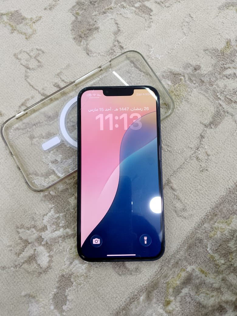 ايفون13العادي ذاكره128بطاريه97نضافه 95‎%‎ ما مفتوح كفاله شرط للفحص شرق اوسط نموذجM 
 متواجد وتساب:***********
